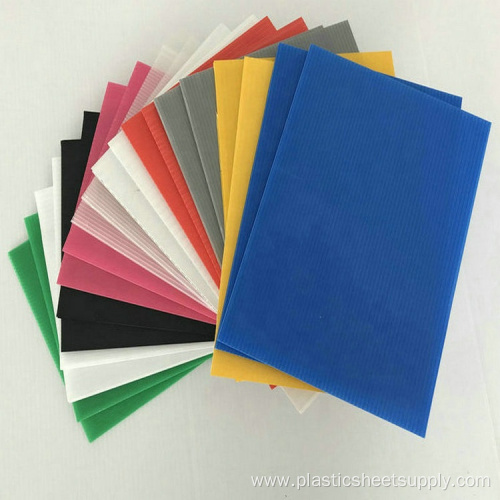 48x96 PP Correx / Corrugated / Corflute Plastic Sheets PP for Packaging Box